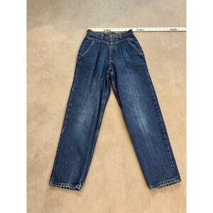 Vintage 80’s Pleated Front High Waist Mom Jeans Size 4